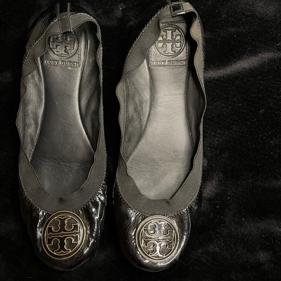 Tory Burch Leather Ballet Flats - Picture 1 of 4